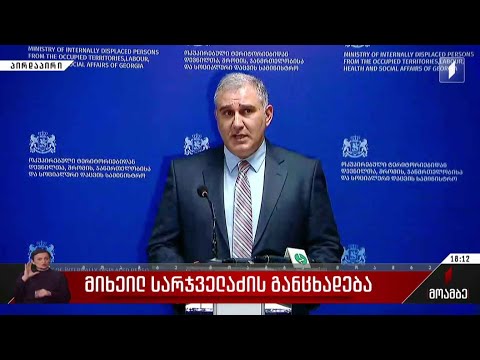 მიხეილ სარჯველაძის განცხადება